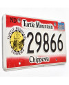 Amerikai rendszám North Dakota Turtle Mountains 29866