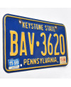 Amerikai rendszám Pennsylvania Keystone BAV-3620