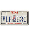 Amerikai rendszám Texas Statehood VLH 63C