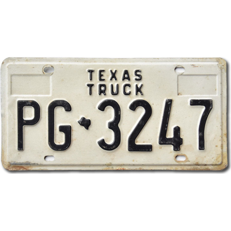 Amerikai rendszám Texas Truck PG-3247