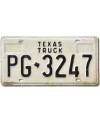 Amerikai rendszám Texas Truck PG-3247