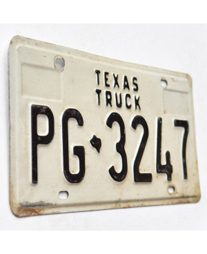 Amerikai rendszám Texas Truck PG-3247