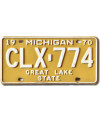 Amerikai rendszám Michigan 1970 Great Lake State CLX-774