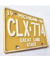Amerikai rendszám Michigan 1970 Great Lake State CLX-774