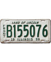 Amerikai rendszám Illinois 1956 Land of Lincoln B155076
