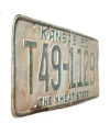 Amerikai rendszám Kansas 1950 The Wheat State T49-1129