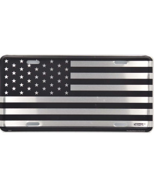 Amerikai rendszám US Flag BW