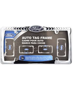 Amerikai rendszámtábla keret Ford króm acél