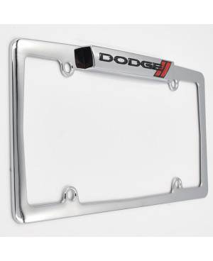 Amerikai rendszámtábla keret Dodge króm acél