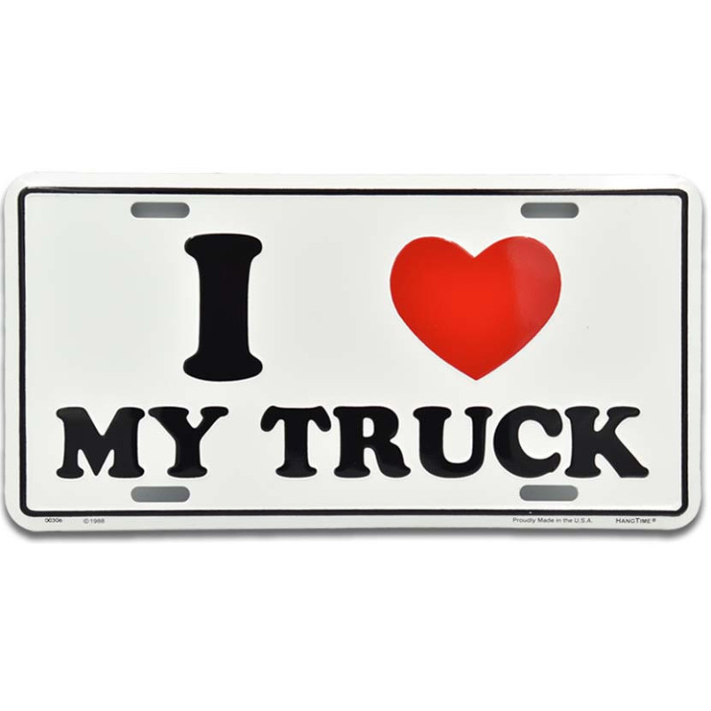 Americká SPZ I love My Truck novelty