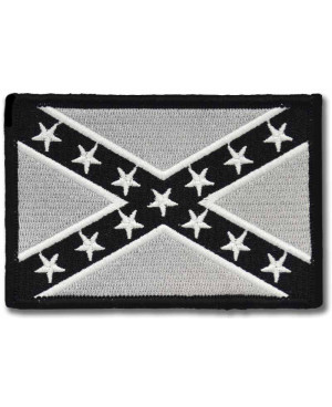 Moto nášivka Confederate Grey 7,5 cm x 5 cm