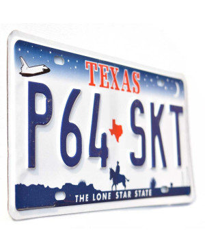 Amerikai rendszám Texas Horse P64 SKT