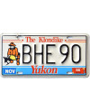 Kanadai rendszám Yukon The Klondike BHE 90