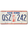 Amerikai rendszám New York Liberty QSZ 242
