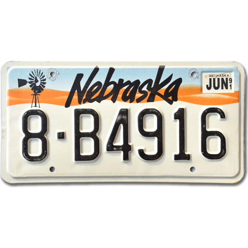 Amerikai rendszám Nebraska Windmill