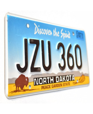 Amerikai rendszám North Dakota Buffalo