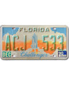 Amerikai rendszám Florida 1990 Challenger ACJ 533