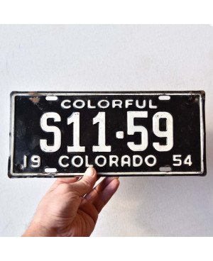 Amerikai rendszám Colorado 1954 Colorful S11-59