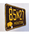 Kanadai rendszám Manitoba 1958 Black 85N27