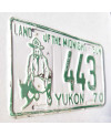 Kanadai rendszám Yukon 1970 Midnight Sun 443
