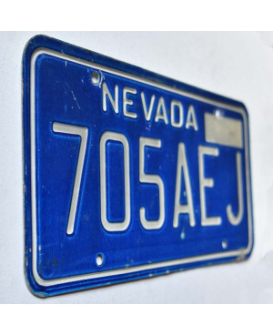 Amerikai rendszám Nevada Blue 705AEJ