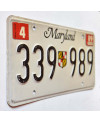 Amerikai rendszám Maryland Shield 339 989