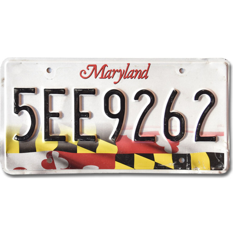 Amerikai rendszám Maryland Flag 5EE9262