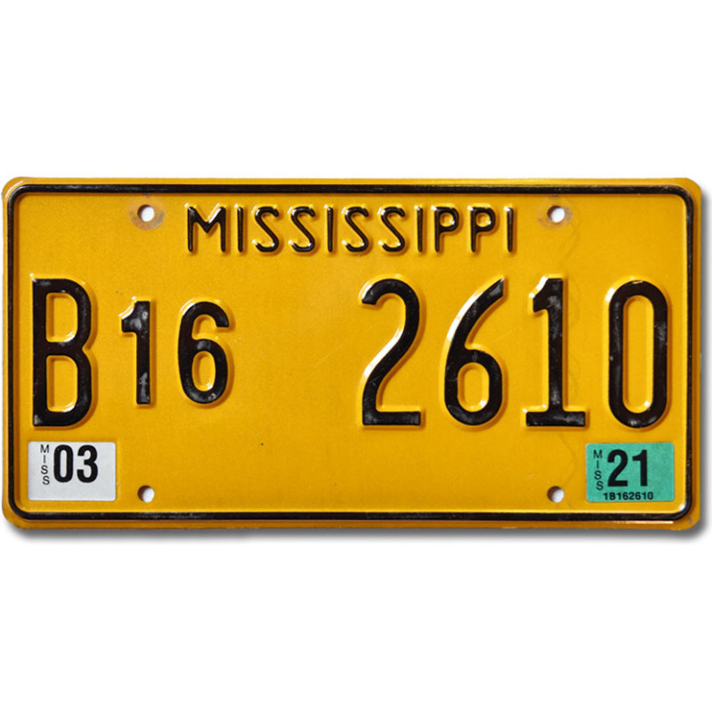 Amerikai rendszám Mississippi Heavy Truck B16-2610