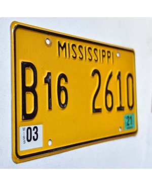 Amerikai rendszám Mississippi Heavy Truck B16-2610