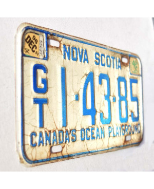 Kanadai rendszám Nova Scotia Playground GT 1-43-85