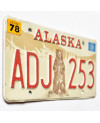 Amerikai rendszám Alaska 1976 Grizzly Bear ADJ 253
