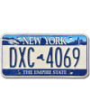 Amerikai rendszám New York Empire State DXC-4069