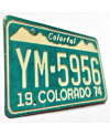 Amerikai rendszám Colorado 1974 Colorful YM-5956