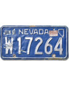 Amerikai rendszám Nevada 1961 Blue W17264