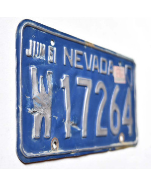 Amerikai rendszám Nevada 1961 Blue W17264