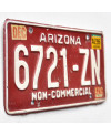 Amerikai rendszám Arizona Red 6721-ZN
