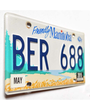 Kanadai rendszám Manitoba Friendly BER 688