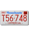 Amerikai rendszám Massachusetts Commercial T56-748
