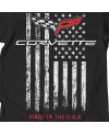 Férfi póló Chevrolet Corvette Made in USA fekete