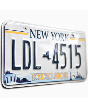 Amerikai rendszám New York Excelsior LDL 4515