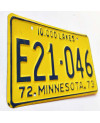 Amerikai rendszám Minnesota 1972 Truck E21-046