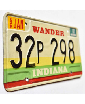 Amerikai rendszám Indiana 1987 Wander 32P298