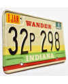 Amerikai rendszám Indiana 1987 Wander 32P298