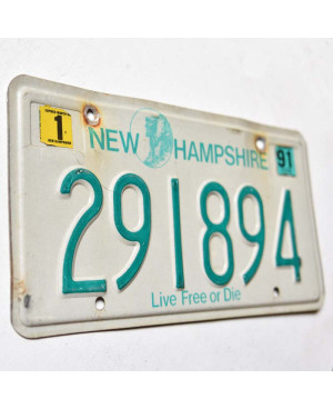 Amerikai rendszám New Hampshire Live Free 291894