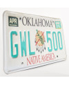 Amerikai rendszám Oklahoma Native America