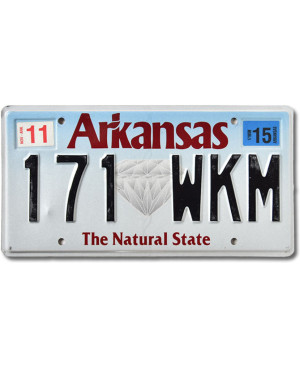 Amerikai rendszám Arkansas Diamond