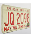 Amerikai rendszám Wisconsin 1979 Dairyland JQ 2098