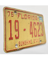 Amerikai rendszám Florida 1975 Sunshine State 19-4623
