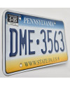Amerikai rendszám Pennsylvania State DME-3563