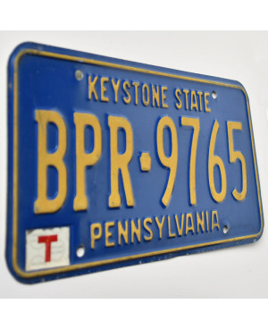 Amerikai rendszám Pennsylvania Keystone BPR-9765